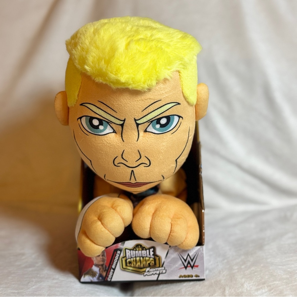 WWE Cody‎ Rhodes Rumble Champs Fighting Puppet NEW in Box - Hard To Find